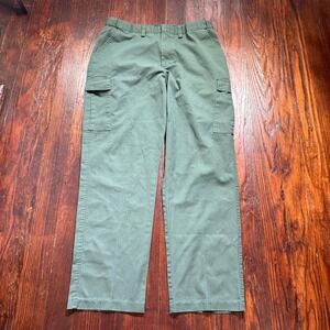 Vintage US Forest Service Pants Womans 16 Regular Green Cargo Utility